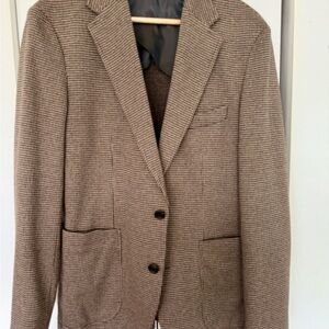 NWOT Men's Mango Houndstooth Blazer - 40R